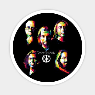 Dream Theater In Pop Art Magnet